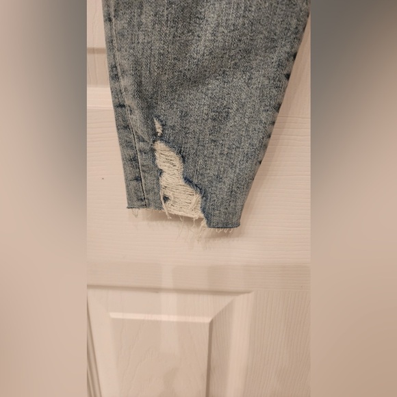 Good American Good Waist Skinny High Rise Blue Jeans Tummy Tech Size 2 /26 - Picture 10 of 16